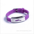 Silicone Titanium Steel Bracelet Jewelry For Couple Lovers